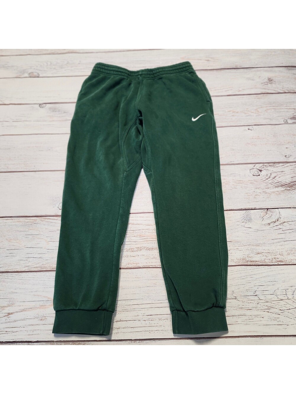 Nike Men's Sportswear Club Fleece Tapered Jogger Green Sweatpants Size Large